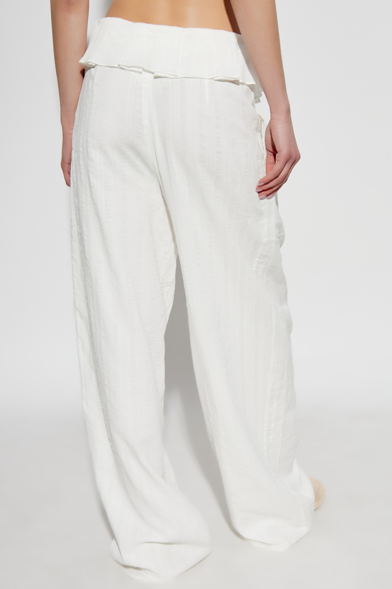 【送料&関税込】Cult Gaia Sisley Pants In White Cotton Cult Gaia Sisley Pants In White Cotton | italist